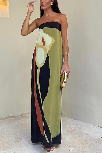 Avocado Print Dress | Model