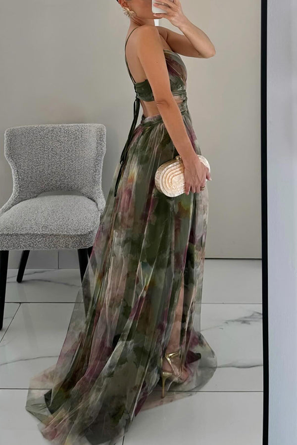 Eirith | Printed Maxi Dress