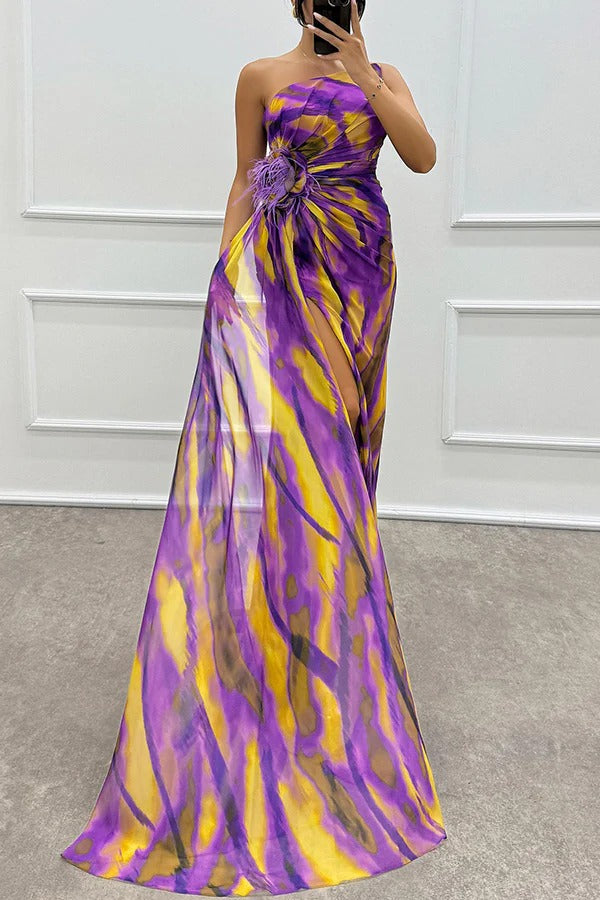 Illyra | Printed Maxi Dress