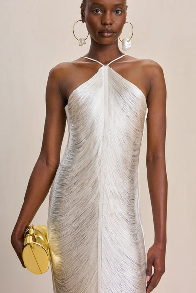 Verity | Fringe Gown