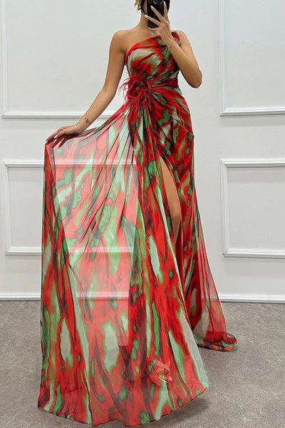 Illyra | Printed Maxi Dress