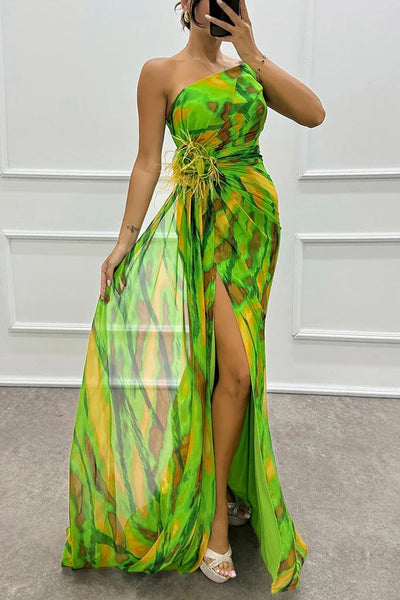 Illyra | Printed Maxi Dress