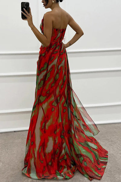 Illyra | Printed Maxi Dress