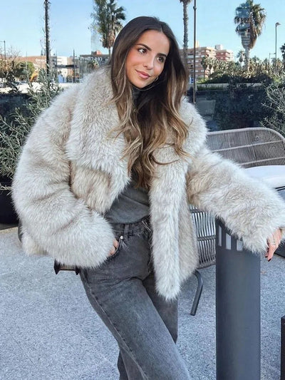 Sleek Fur Jacket | Auralis