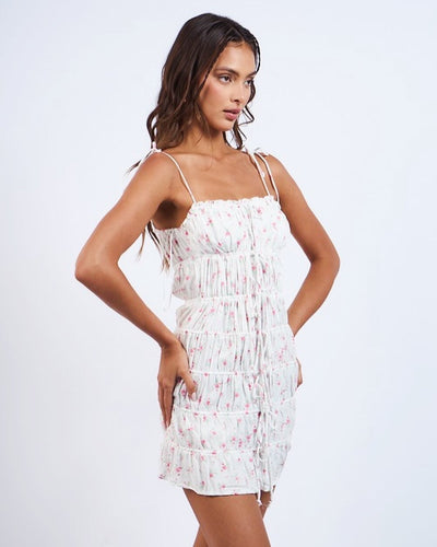 Elise | Floral Mini Dress