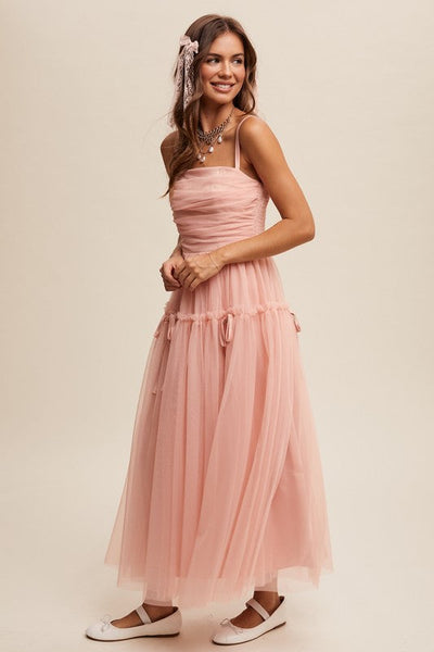 Anastasia | Mesh Maxi Dress