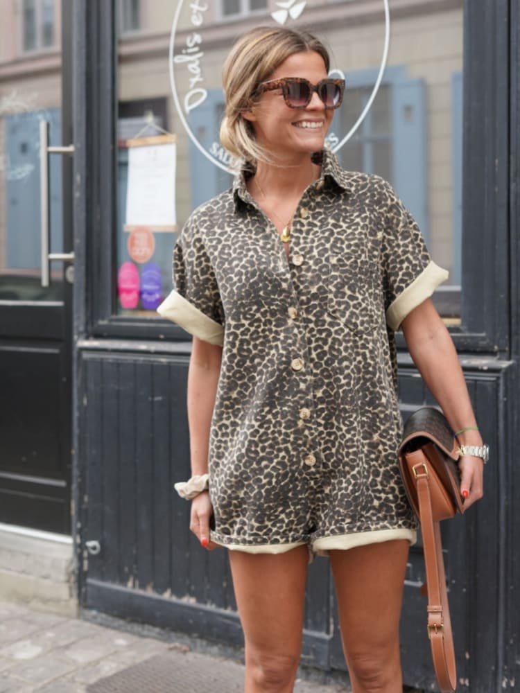Meadow | Cheetah Jumpsuit