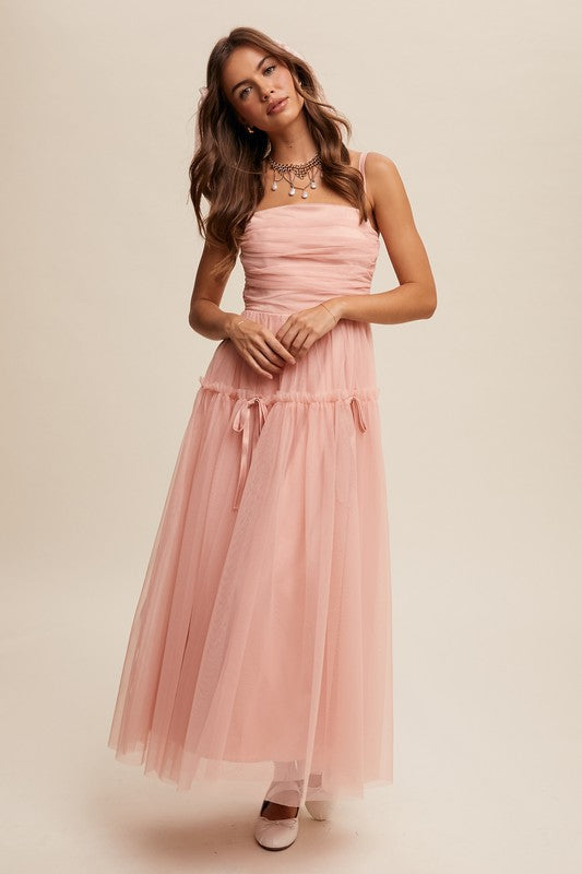 Anastasia | Mesh Maxi Dress