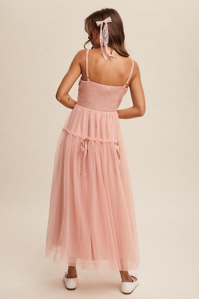 Anastasia | Mesh Maxi Dress