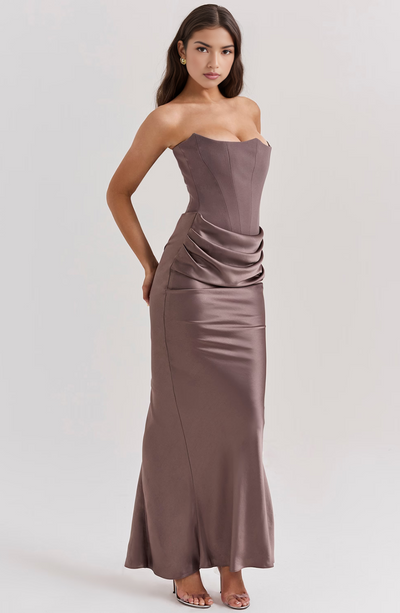 Emelia | Pleated Maxi Dress