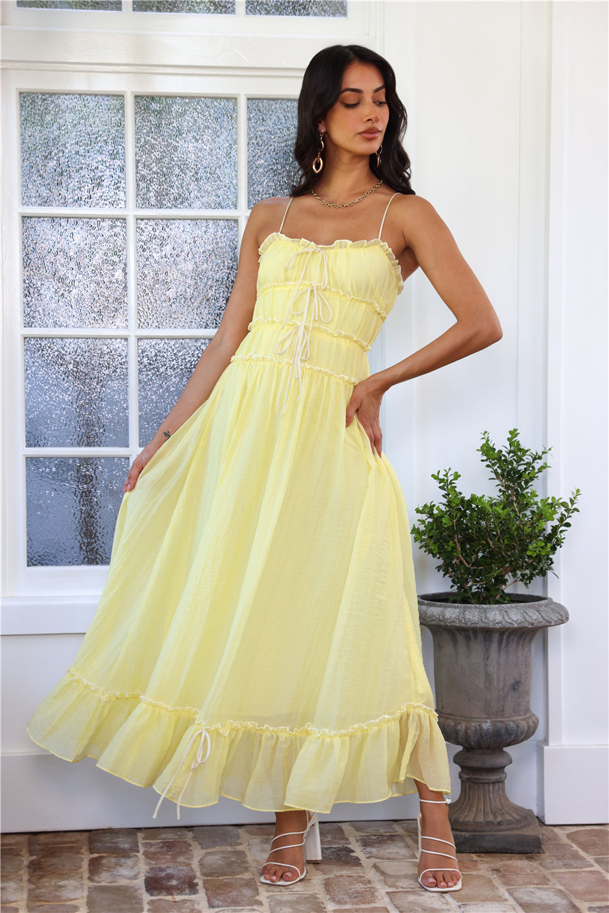 Frill Midi Cami Dress