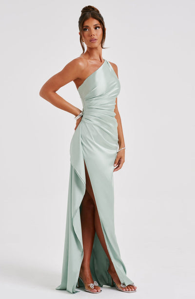 Satin Maxi Dress