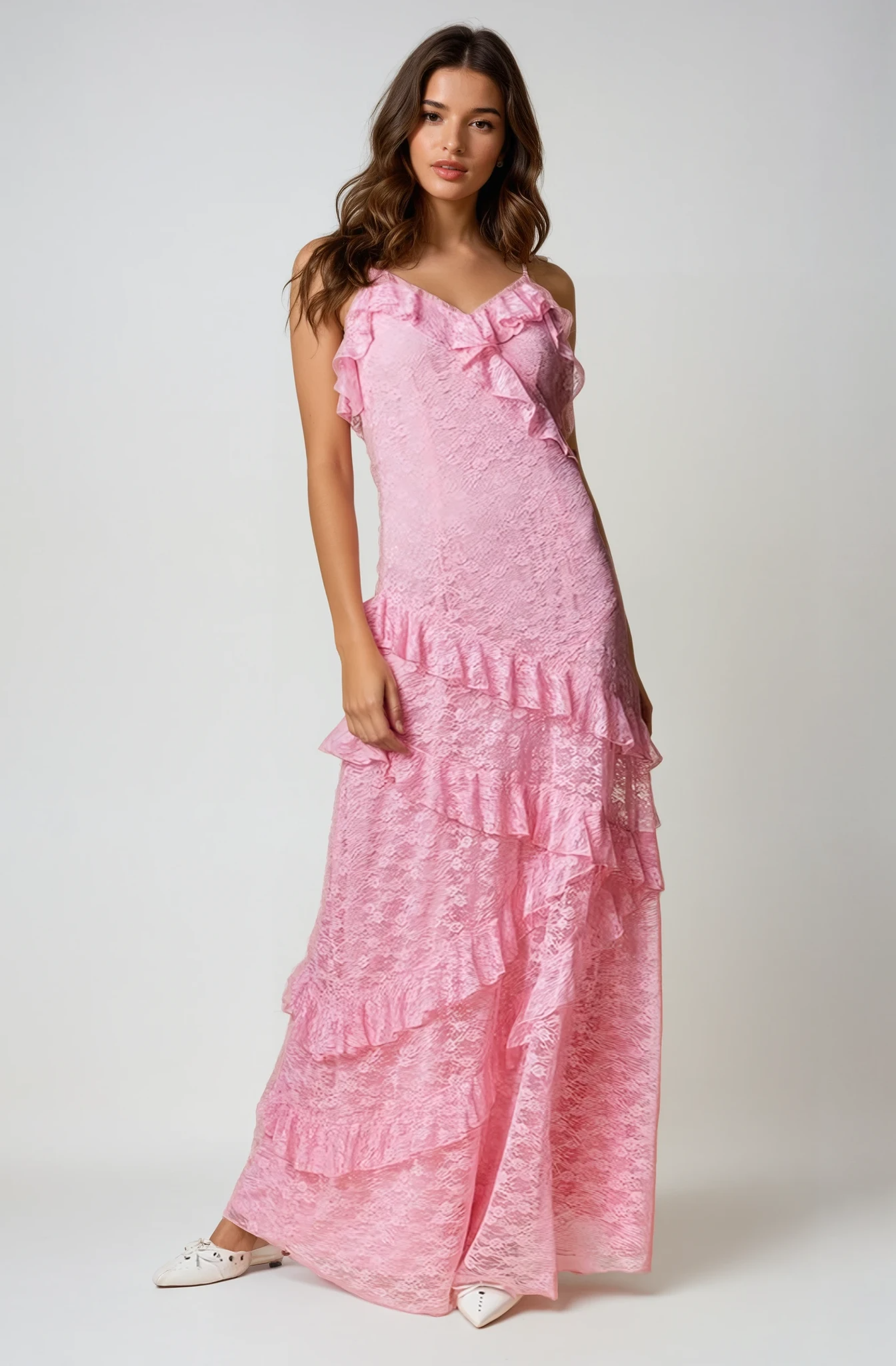Ruffle Gown