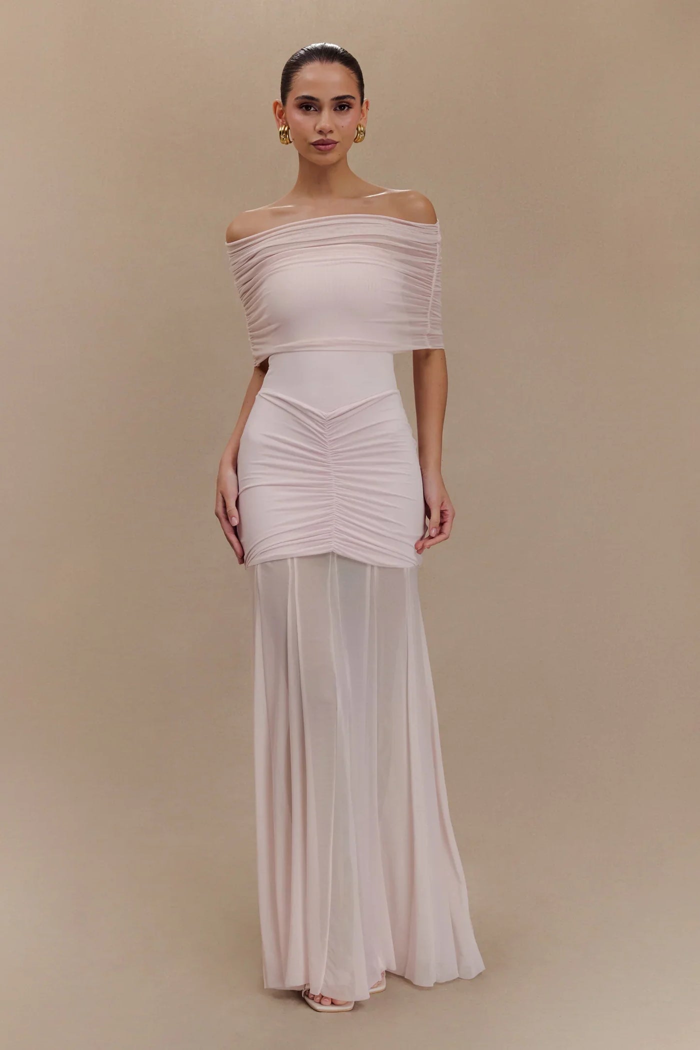 Jaide | Off Shoulder Maxi Dress