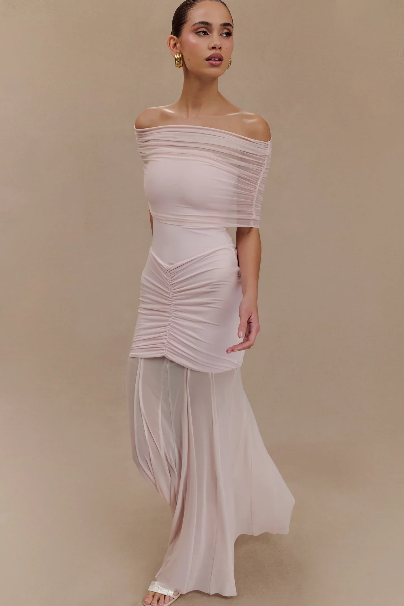 Jaide | Off Shoulder Maxi Dress