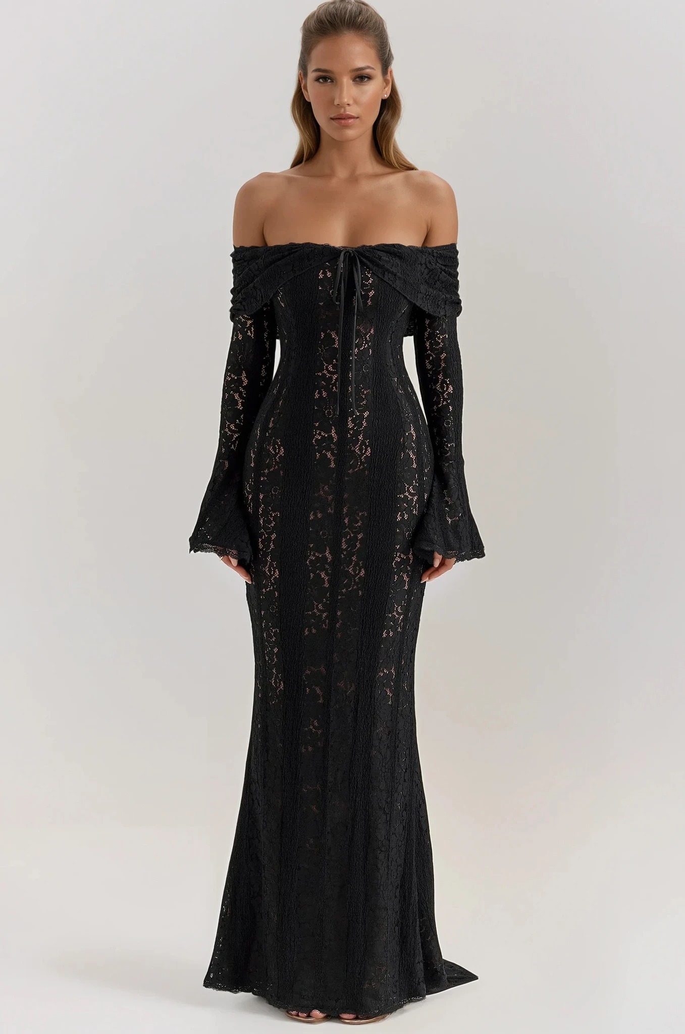 Off-Shoulder Lace Dress