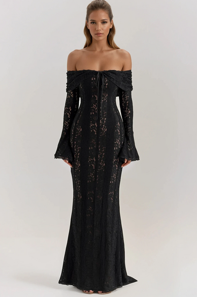 Off-Shoulder Lace Dress