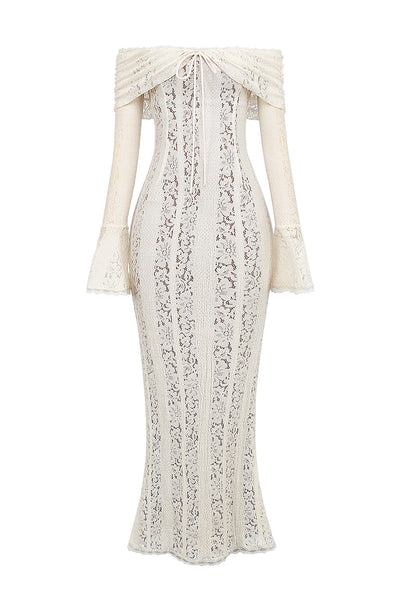 Off-Shoulder Lace Dress