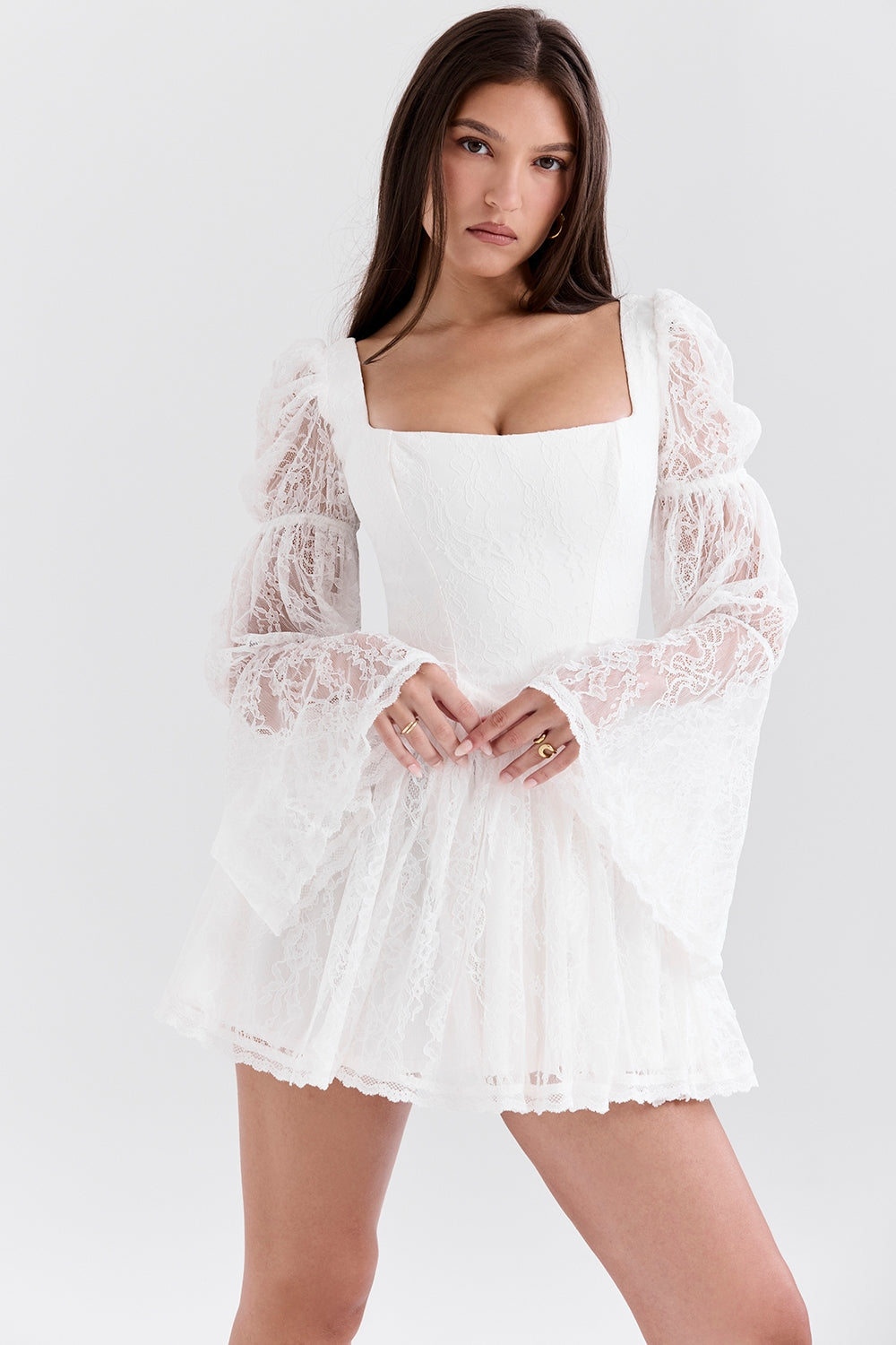 Evangeline | Lace Mini Dress