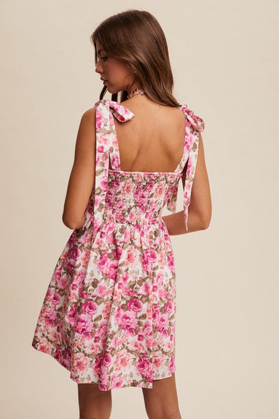 Floral Mini Dress - Evangeline