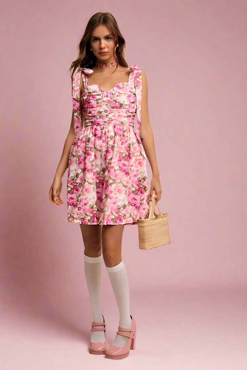 Floral Mini Dress - Evangeline