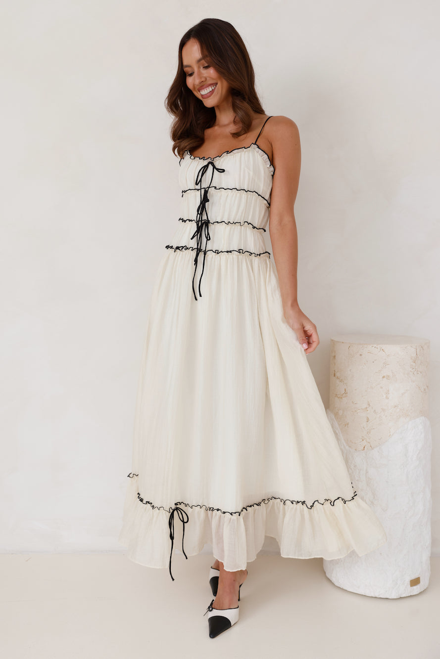 Frill Midi Cami Dress