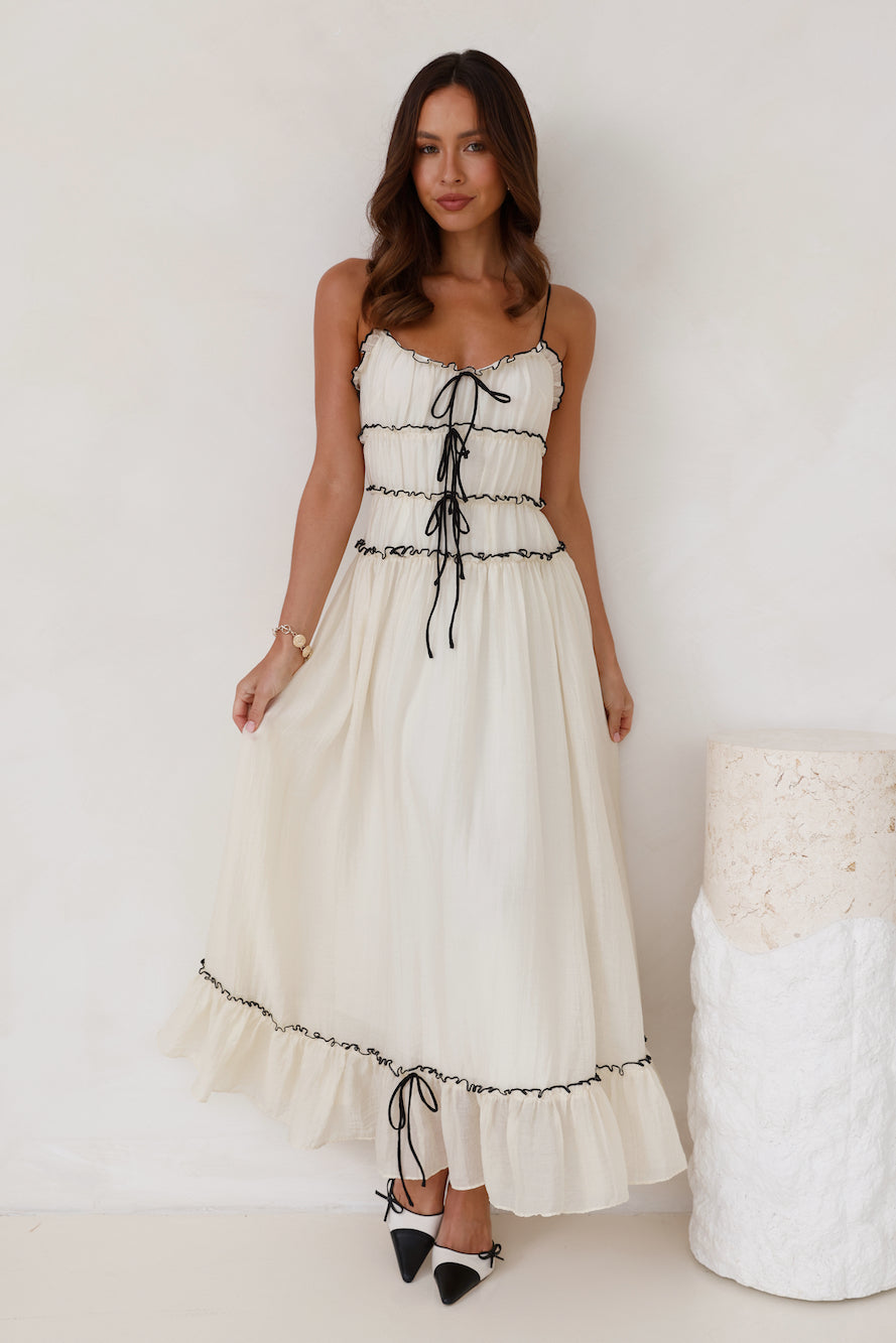 Frill Midi Cami Dress