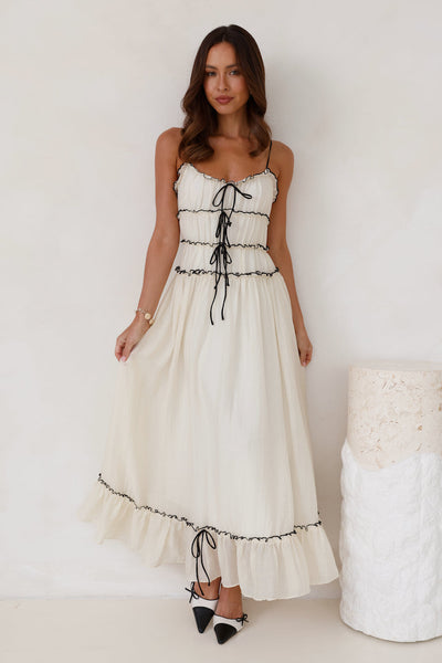 Frill Midi Cami Dress