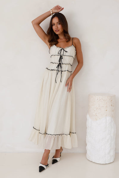 Frill Midi Cami Dress