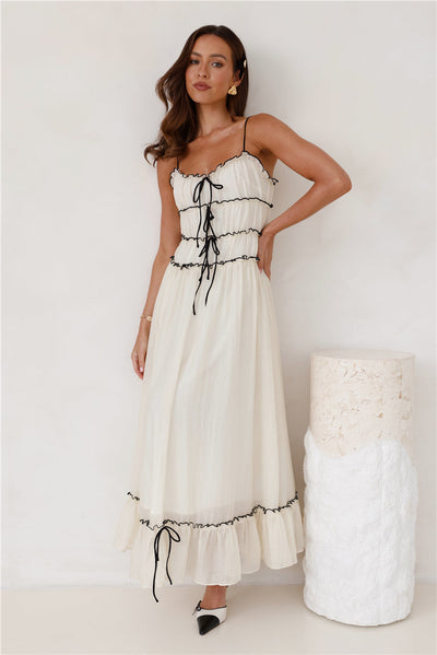 Frill Midi Cami Dress