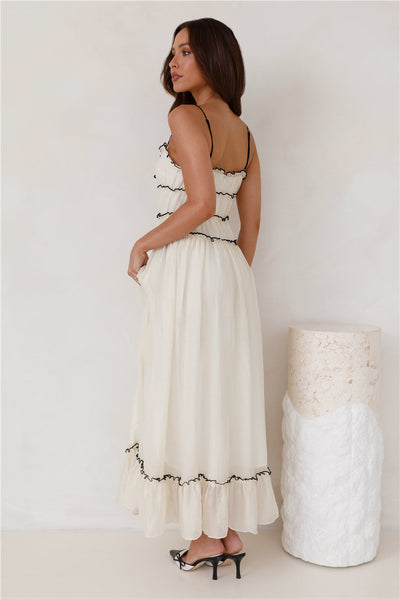 Frill Midi Cami Dress