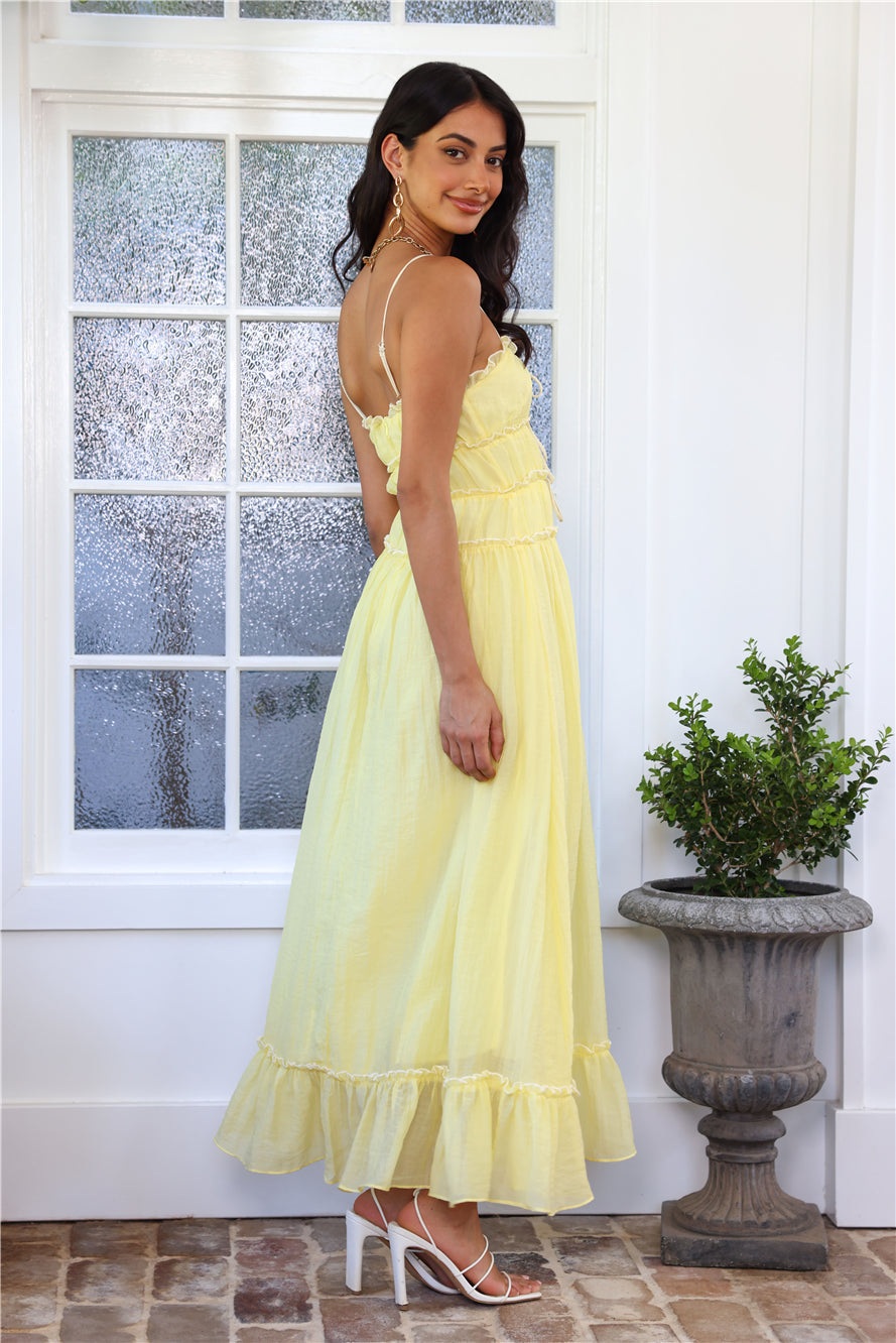 Frill Midi Cami Dress