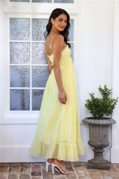 Frill Midi Cami Dress