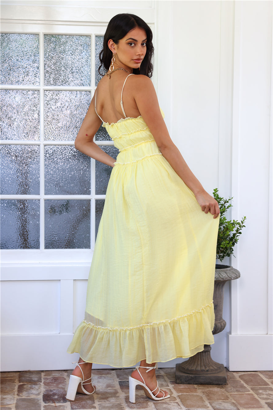 Frill Midi Cami Dress