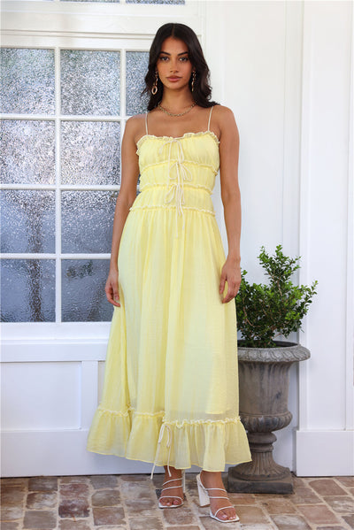 Frill Midi Cami Dress