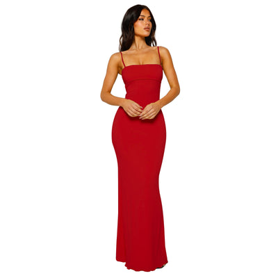 Cara | Backless Maxi Dress