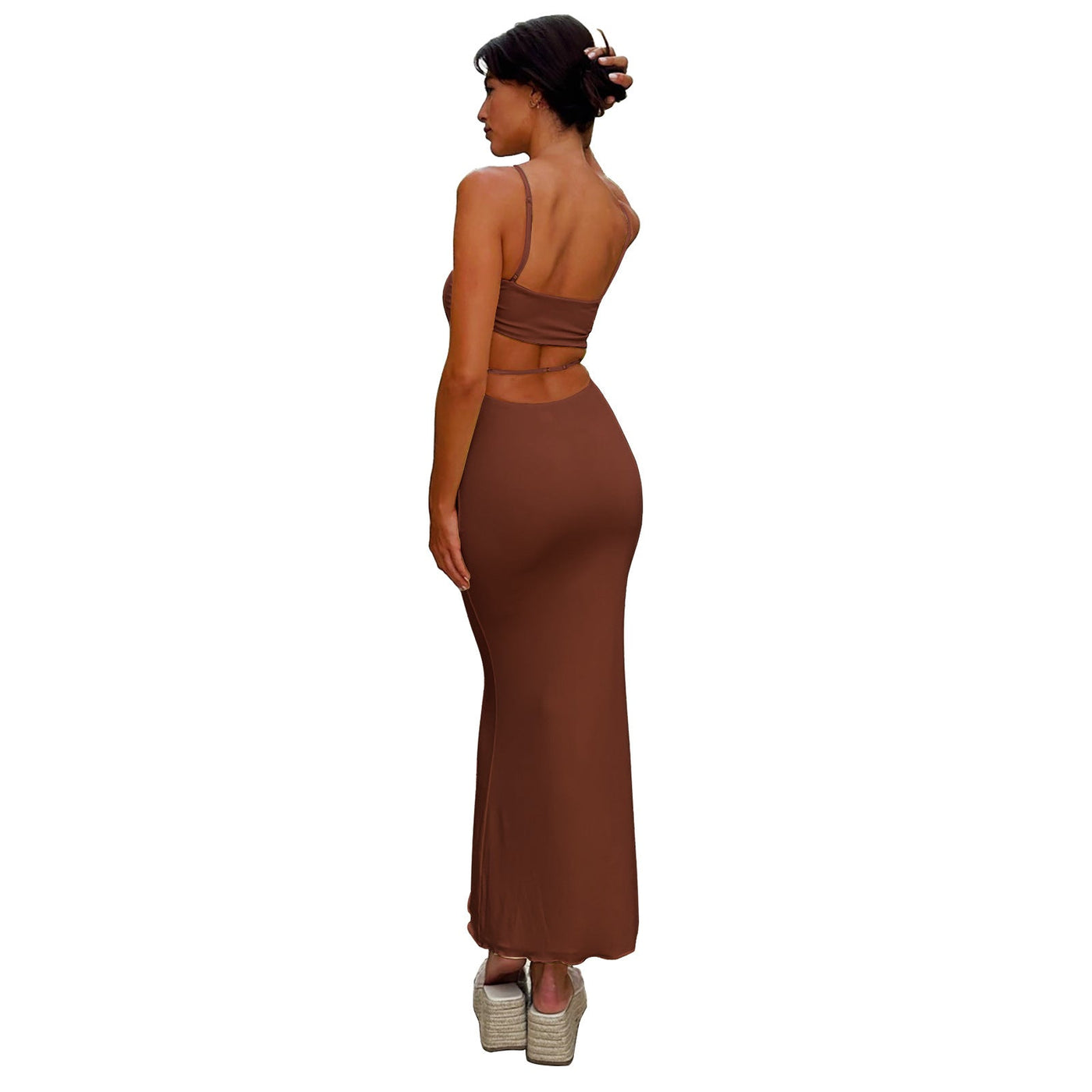 Cara | Backless Maxi Dress