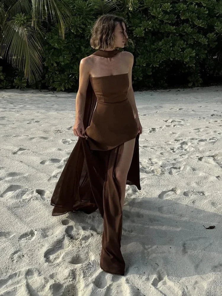 Lea | Asymmetrical Maxi Dress