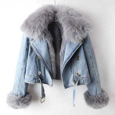 Model Name | Fur Zipper Jacket