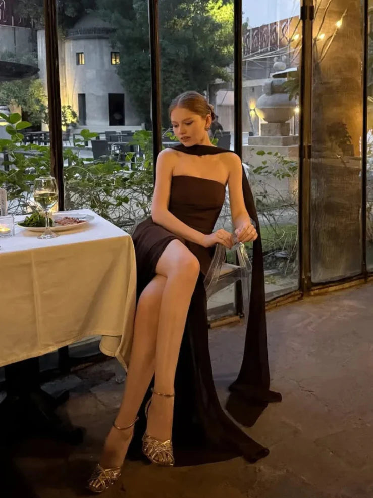 Lea | Asymmetrical Maxi Dress