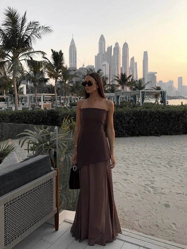 Lea | Asymmetrical Maxi Dress
