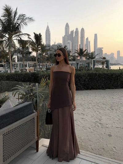 Lea | Asymmetrical Maxi Dress