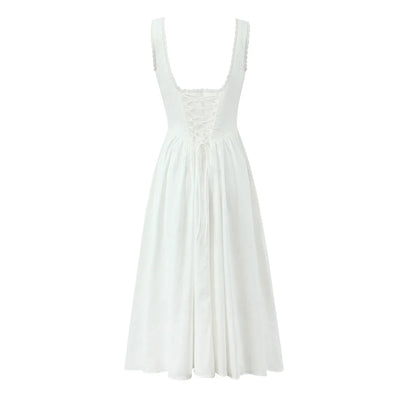 Lace Corset Midi Dress