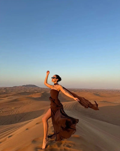 Lea | Asymmetrical Maxi Dress