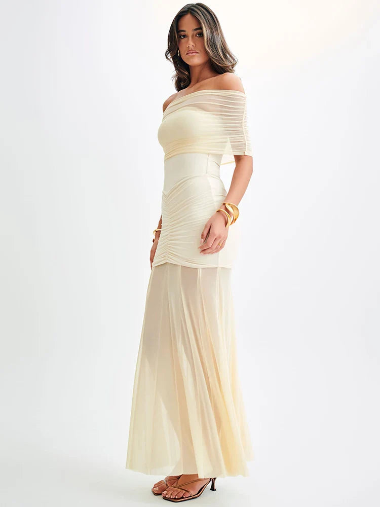Jaide | Off Shoulder Maxi Dress