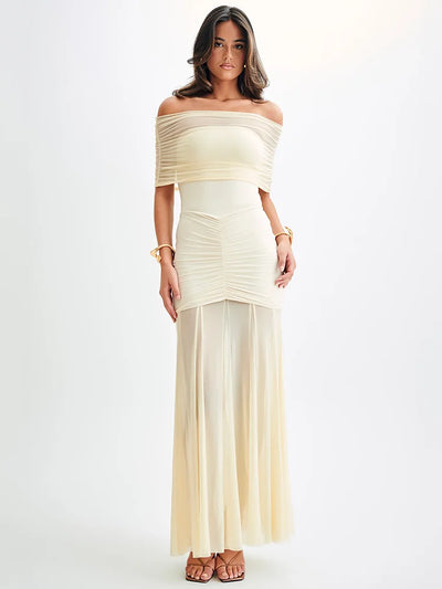 Jaide | Off Shoulder Maxi Dress