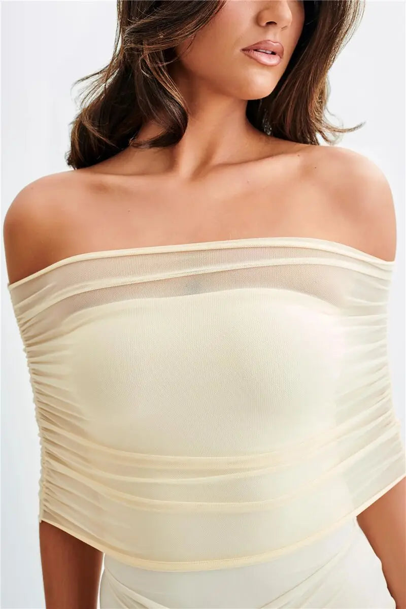 Jaide | Off Shoulder Maxi Dress