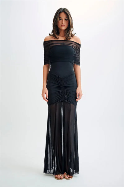 Jaide | Off Shoulder Maxi Dress