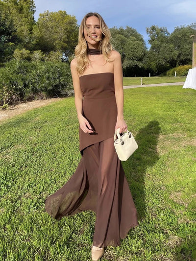 Lea | Asymmetrical Maxi Dress