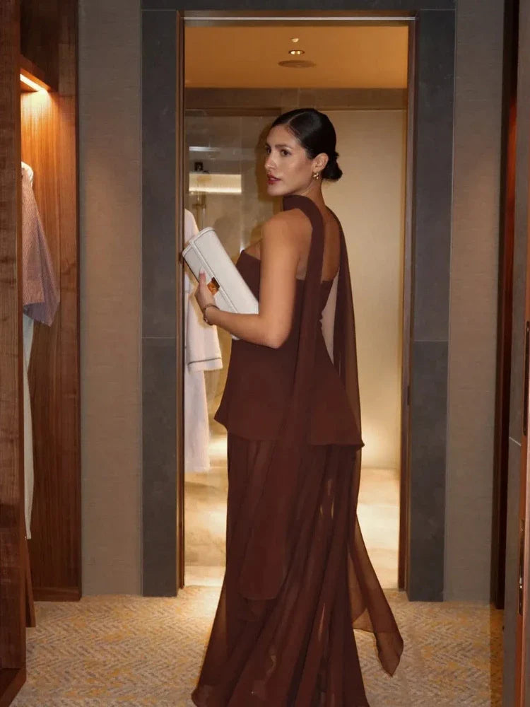 Lea | Asymmetrical Maxi Dress